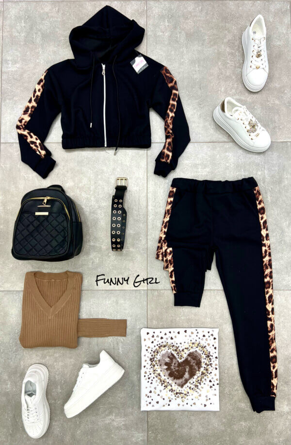 Tuta completa leopard